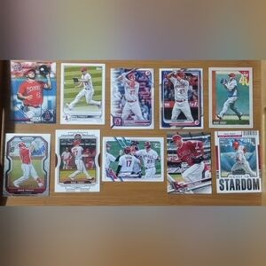 Mike Trout Baseball Card Lot